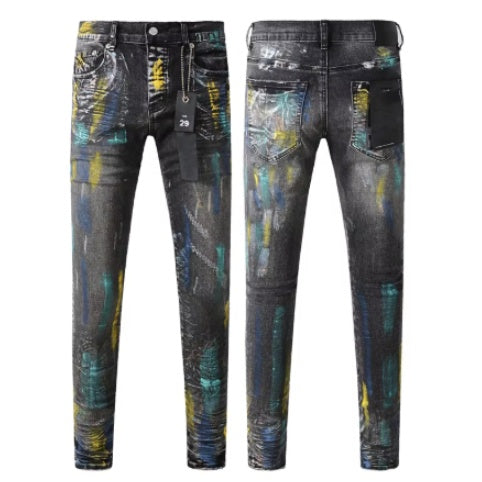 European And American Street Designer Solid Color American Retro Hip-hop Fashion Jeans